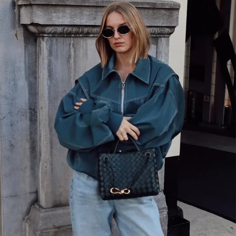 Loose Zip-up Jacket