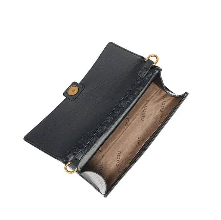New Macaron Color System Shoulder Leather Bag