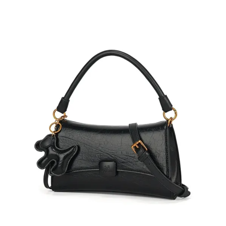 New Macaron Color System Shoulder Leather Bag