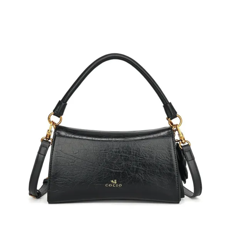 New Macaron Color System Shoulder Leather Bag