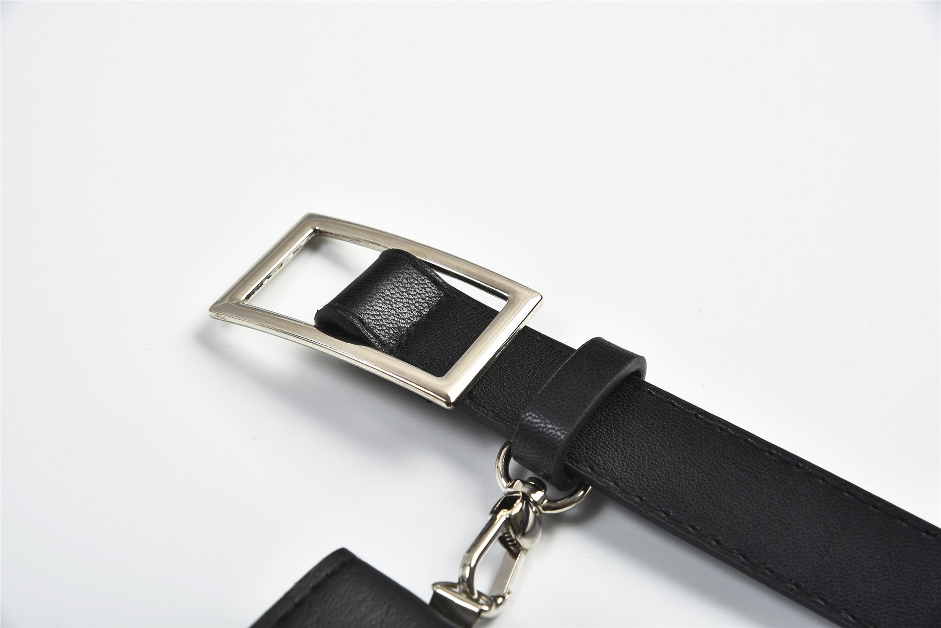 Long skirt pants waist PU leather ladies belt