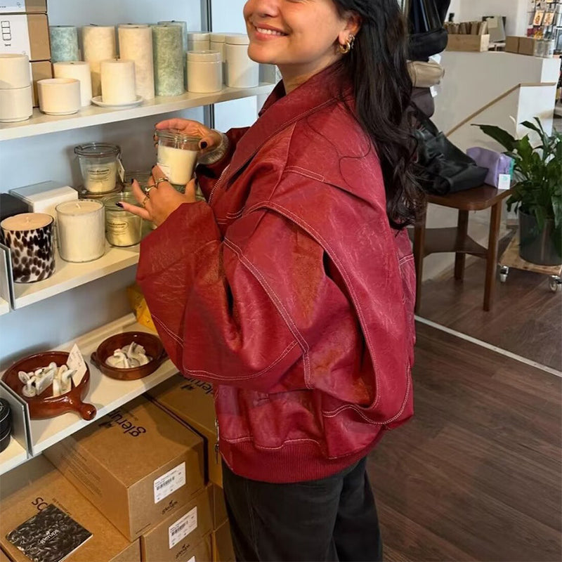 Loose Zip-up Jacket