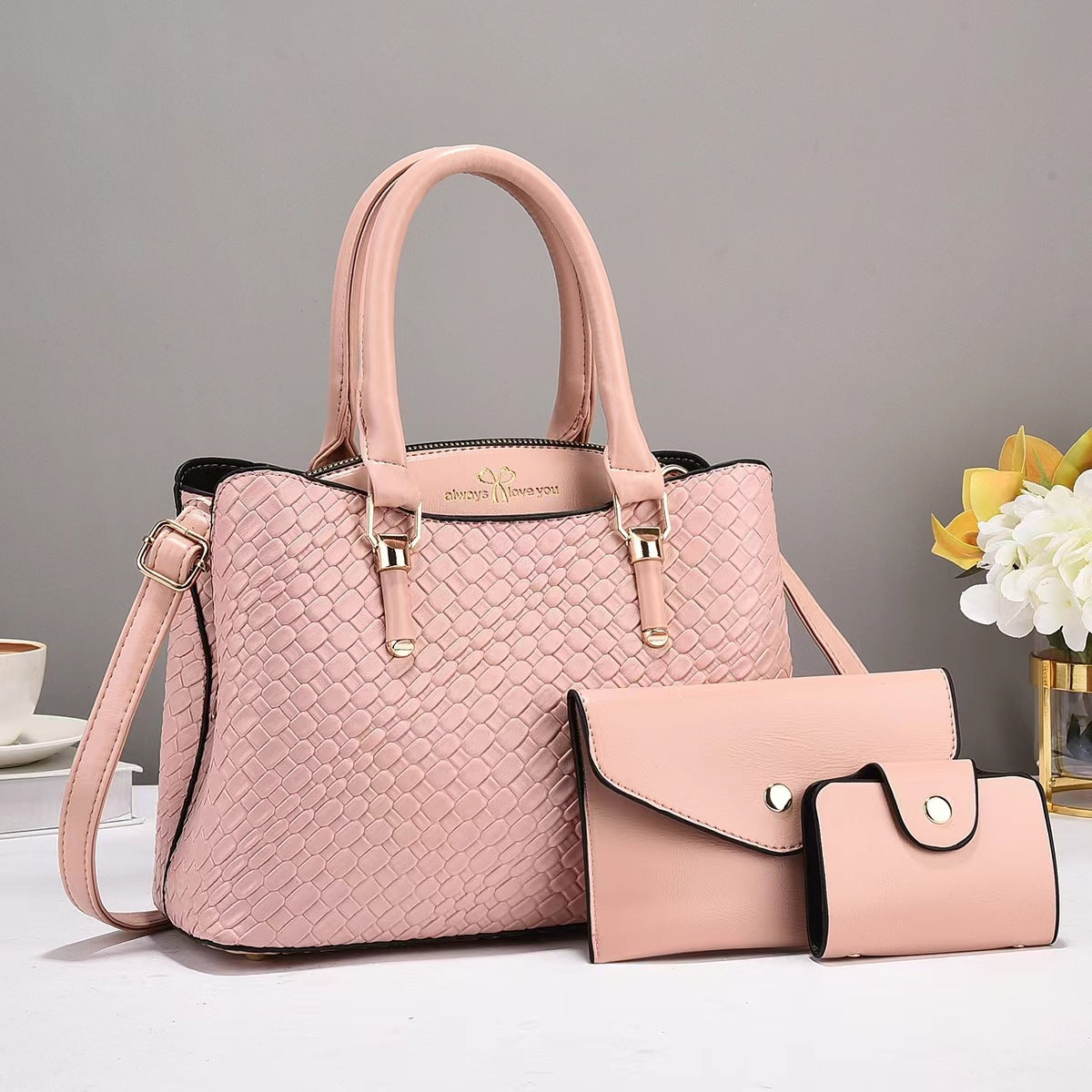 One Shoulder Combination Leather Bags