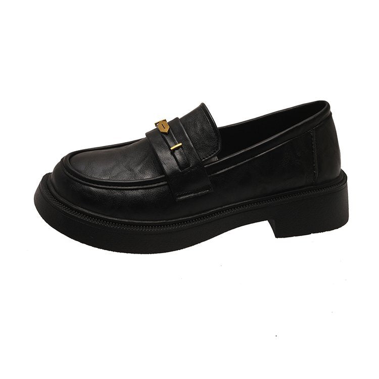 Soft Surface Small Leather Shoes