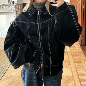 Loose Zip-up Jacket