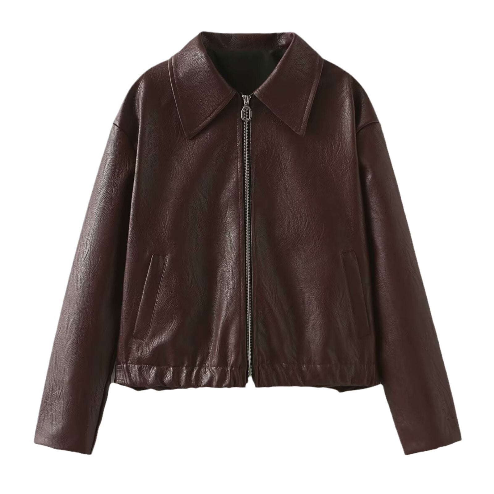 Lapel Zipper Jacket