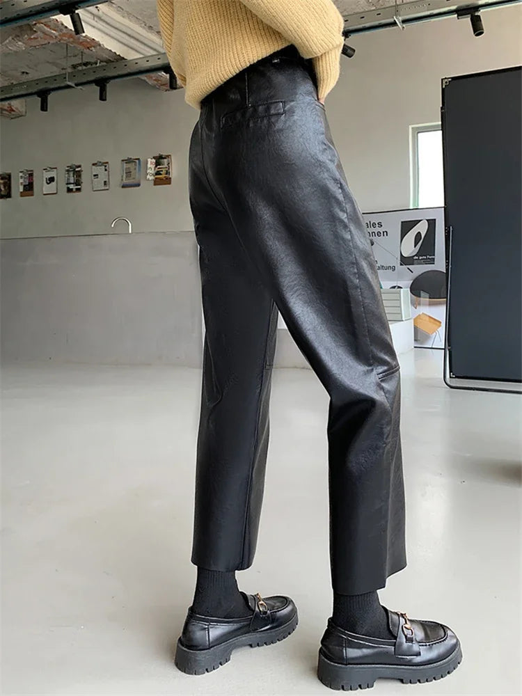 Leather Pants Women