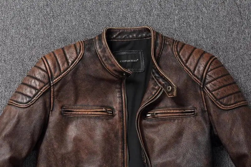 Vintage Real Cowhide Jacket