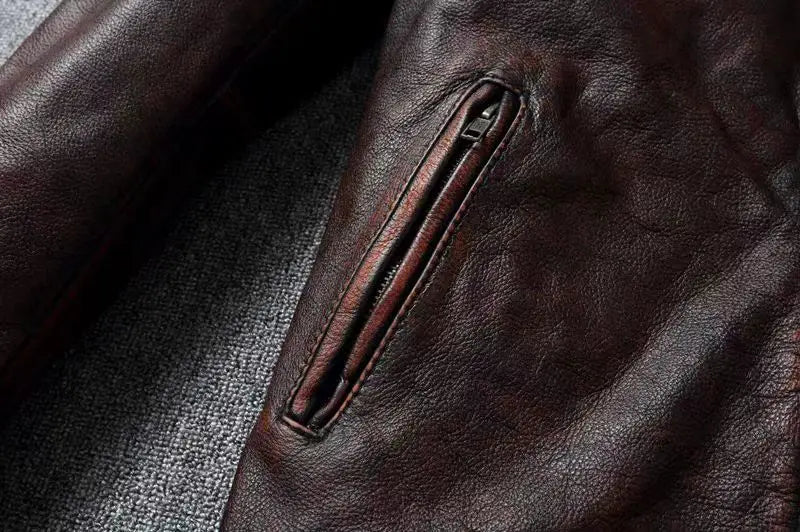 Vintage Real Cowhide Jacket