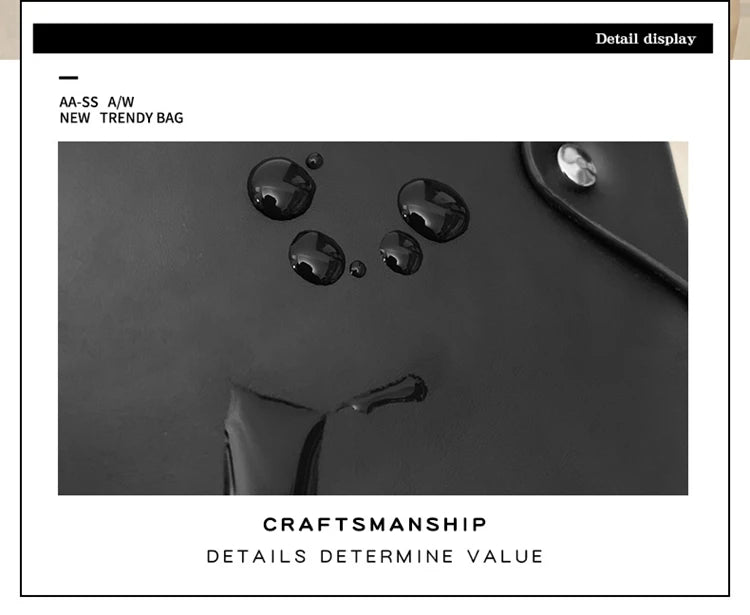 Minimalist Men's Shoulder Bag Fashionable Male PU Leather Crossbody Bags Small Flip Style Messenger Bag for Men Designer Handbag