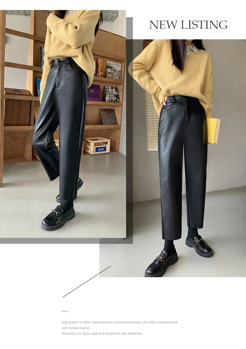 Leather Pants Women