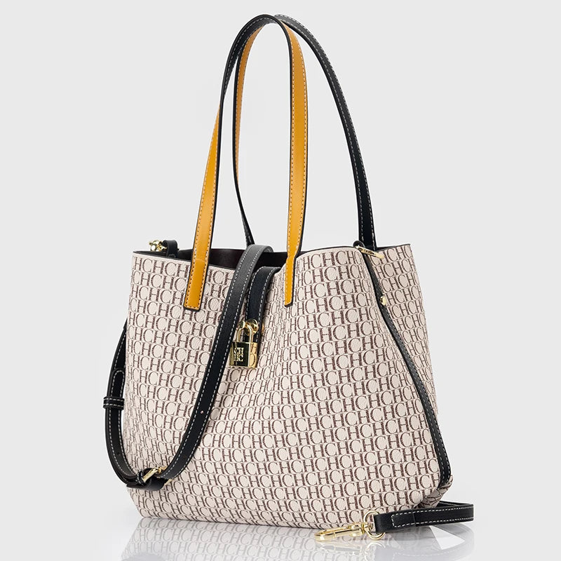 CH Premium Versatile Leather Crossbody Bag