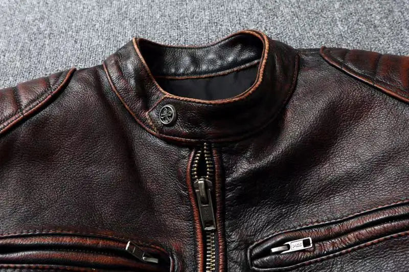 Vintage Real Cowhide Jacket
