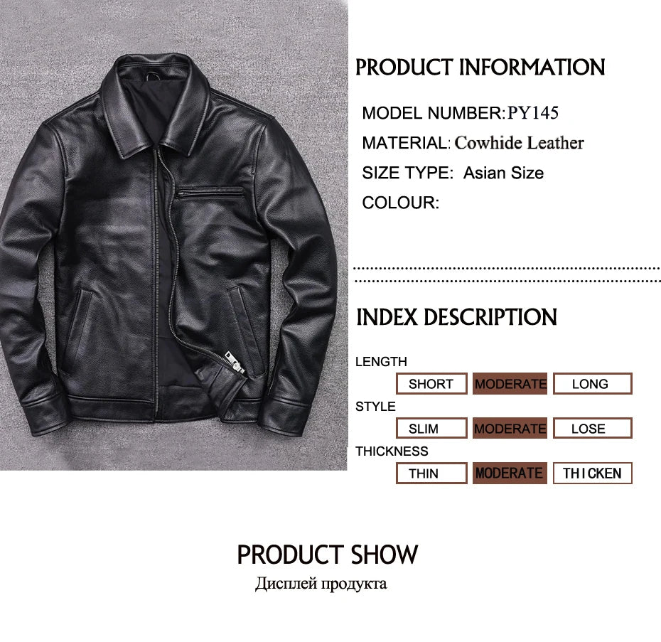 Genuine Cowhide Jacket