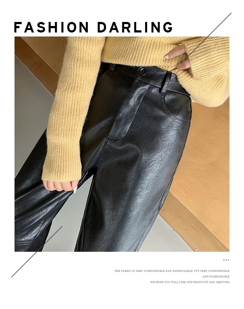 Leather Pants Women