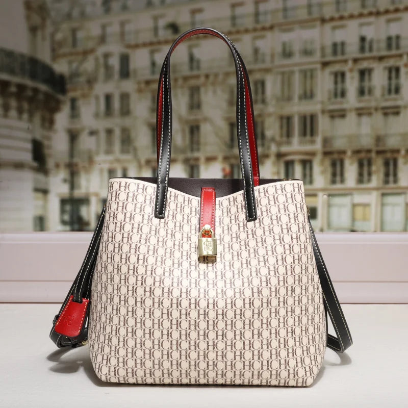 CH Premium Versatile Leather Crossbody Bag