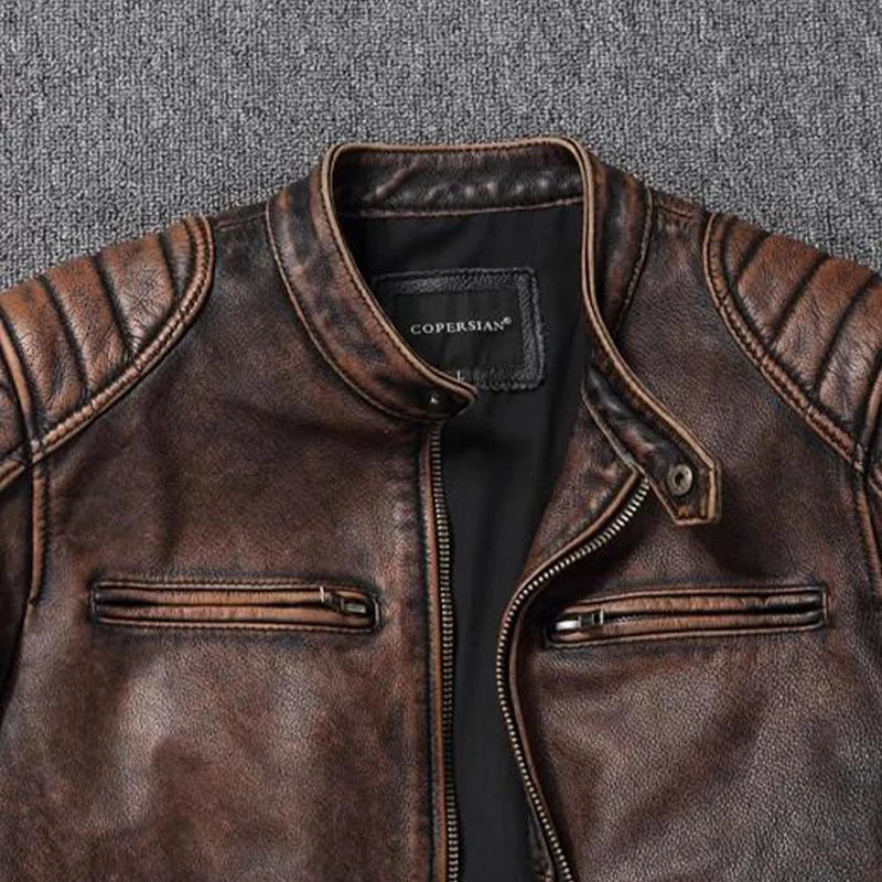 Vintage Real Cowhide Jacket