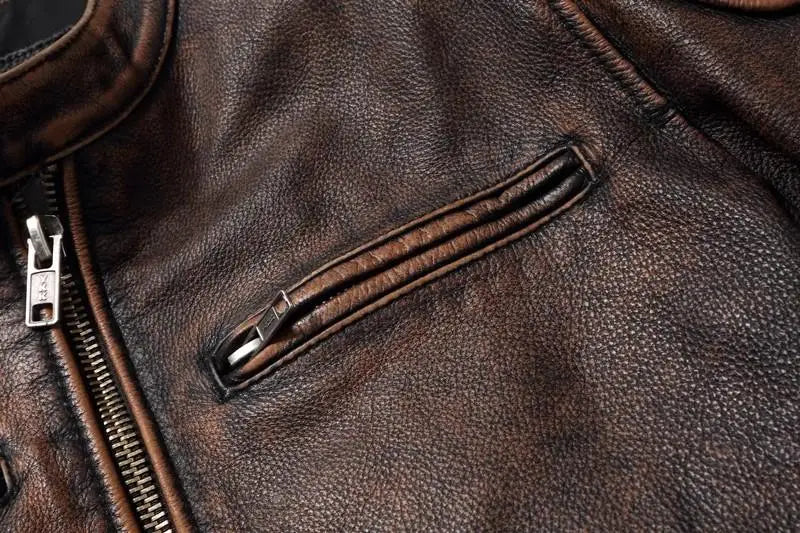 Vintage Real Cowhide Jacket
