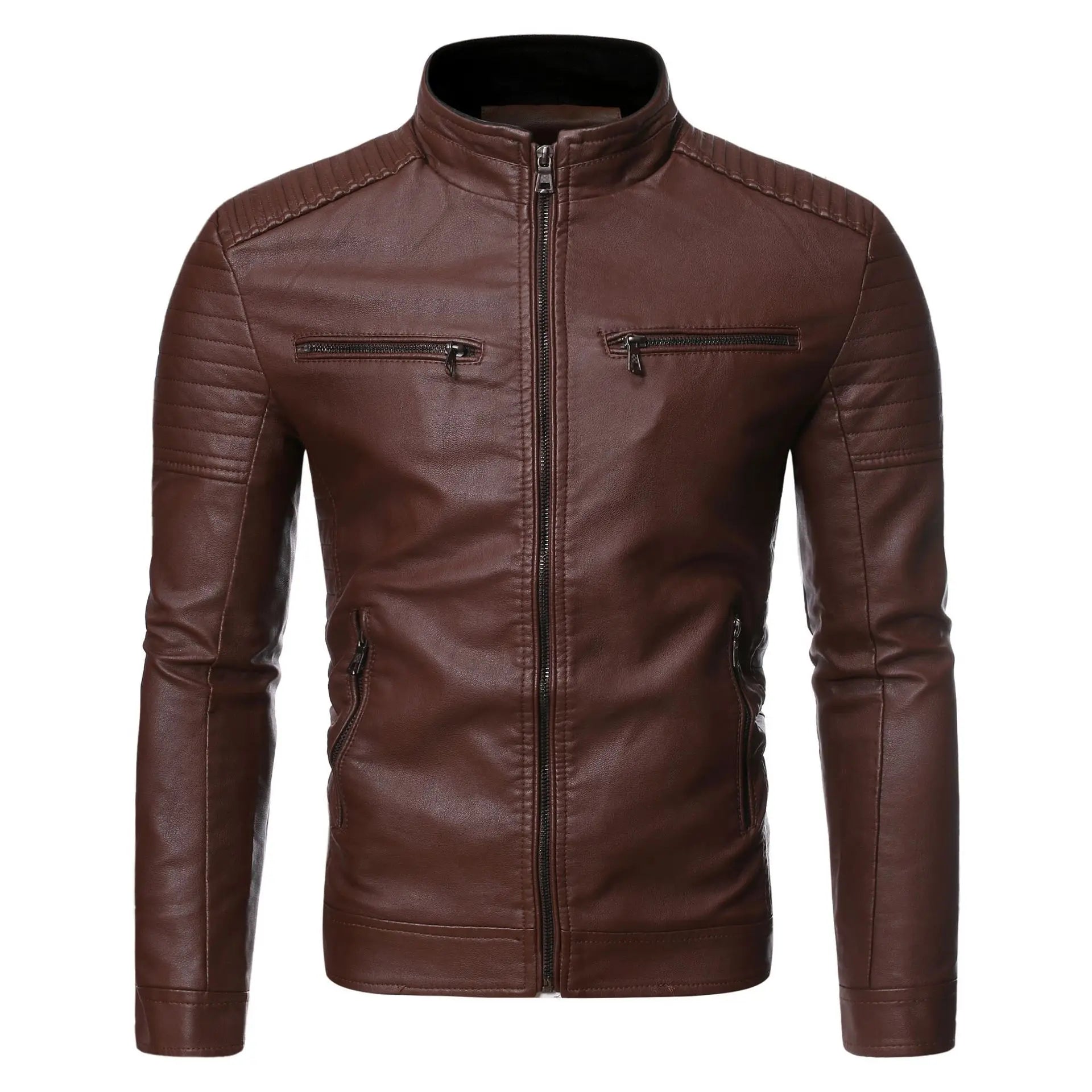Men's Motorcycle Leather Jacket