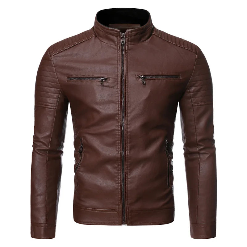 Men's Motorcycle Leather Jacket