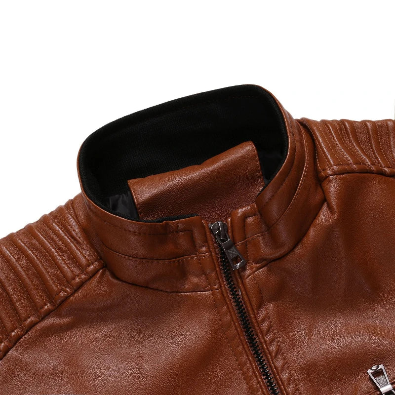 Men's Motorcycle Leather Jacket