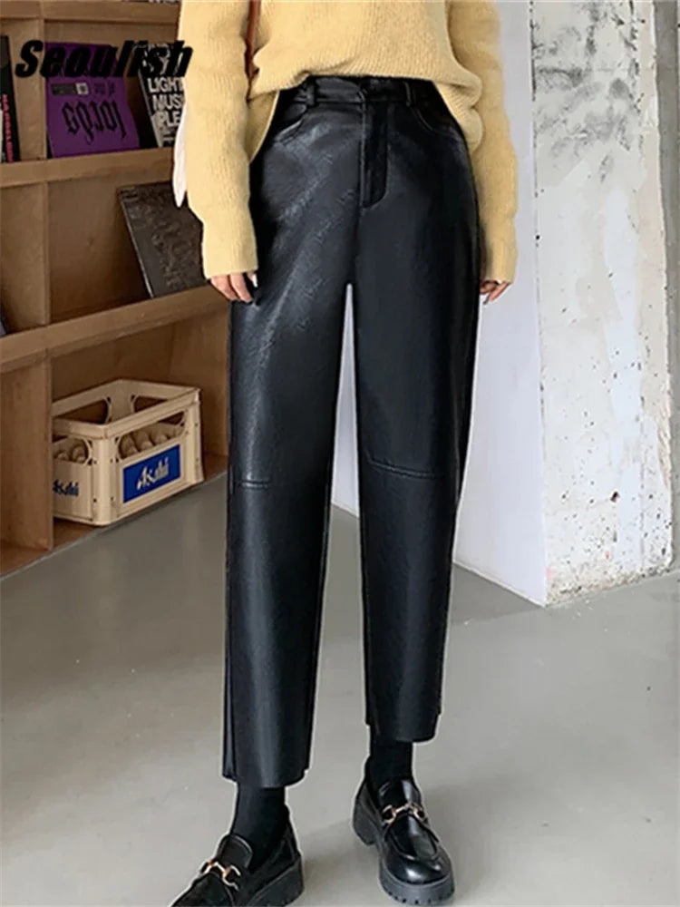 Leather Pants Women