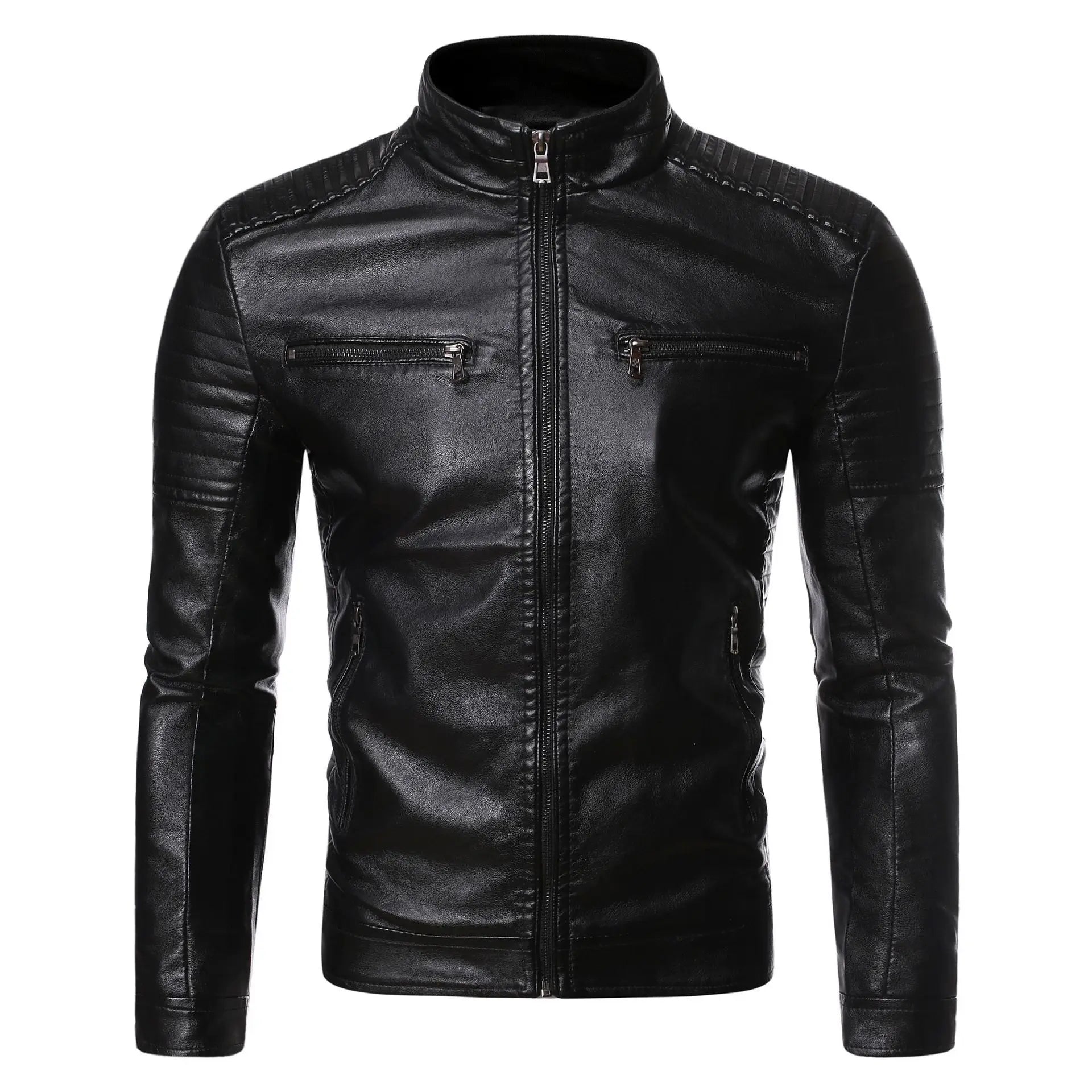 Men's Motorcycle Leather Jacket