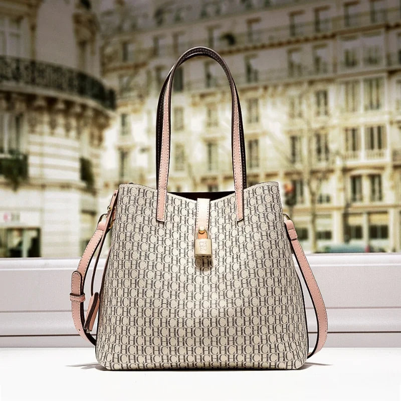 CH Premium Versatile Leather Crossbody Bag