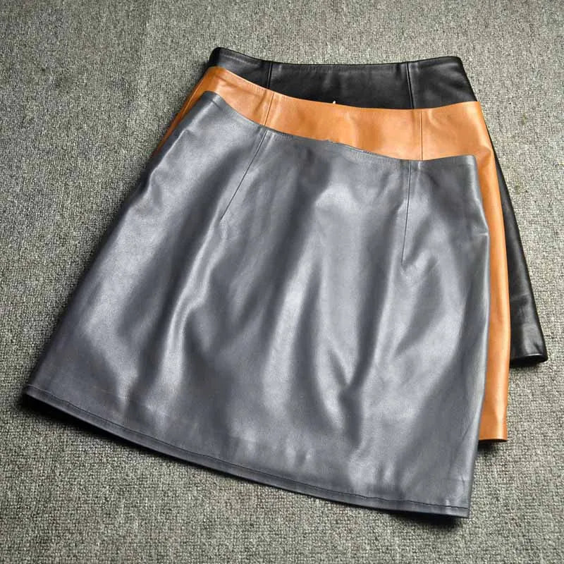 Pure Leather Spanking Skirt