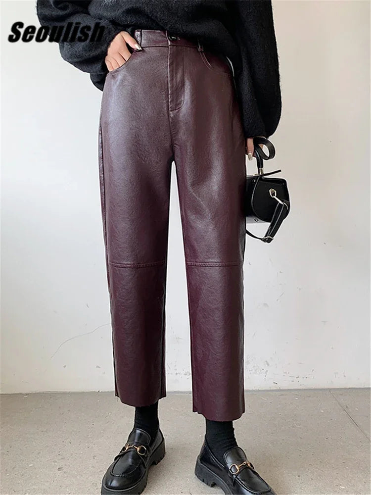 Leather Pants Women