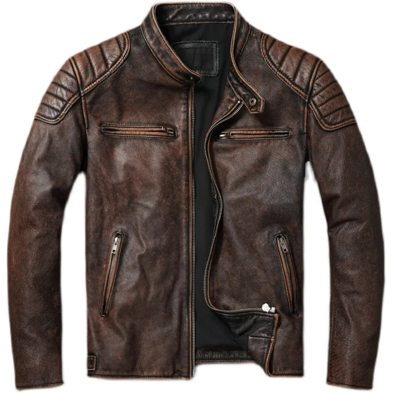 Vintage Real Cowhide Jacket