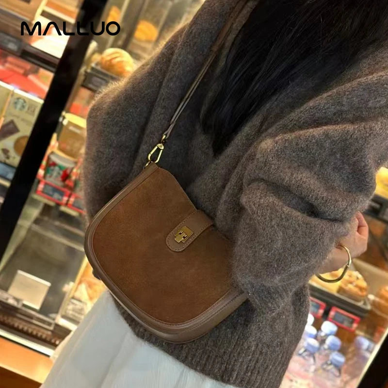Women‘s Cowhide Genuine Leather Shoulder Bag