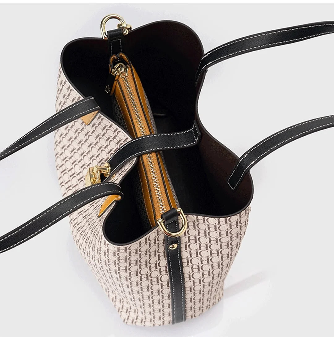 CH Premium Versatile Leather Crossbody Bag
