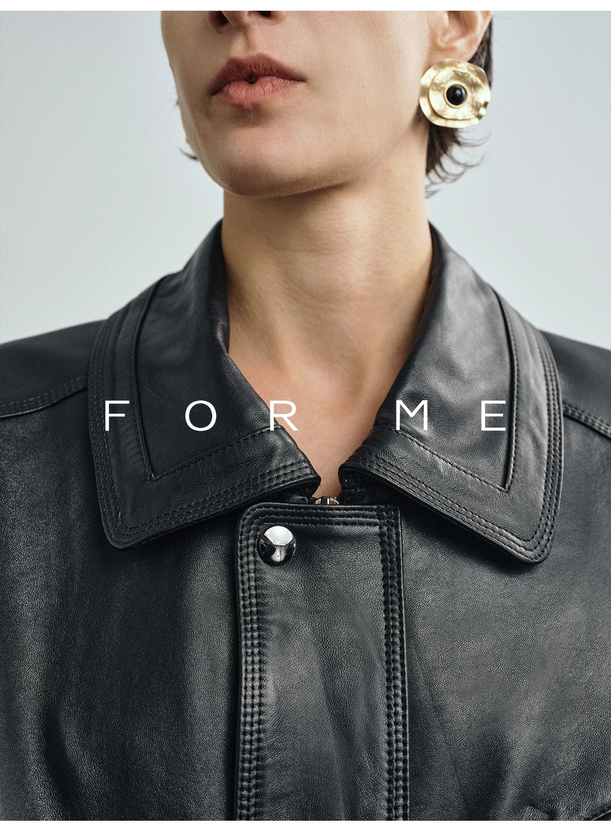 Vintage Genuine Leather Motorcycle Jackets for Women Spring Autumn 2026 New High-end Solid Simple Loose Soft Real Sheepskin Coat