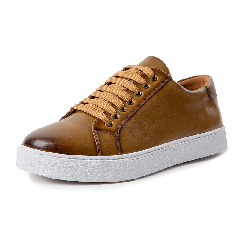 Italian Brand Men's Genuine Leather Casual Shoes Interview Commuting Work Shoes Versatile Daily Men's Business Formal Shoes