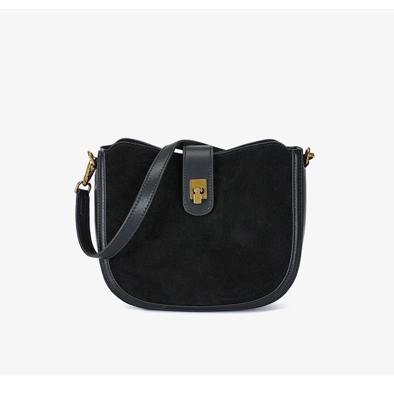 Women‘s Cowhide Genuine Leather Shoulder Bag