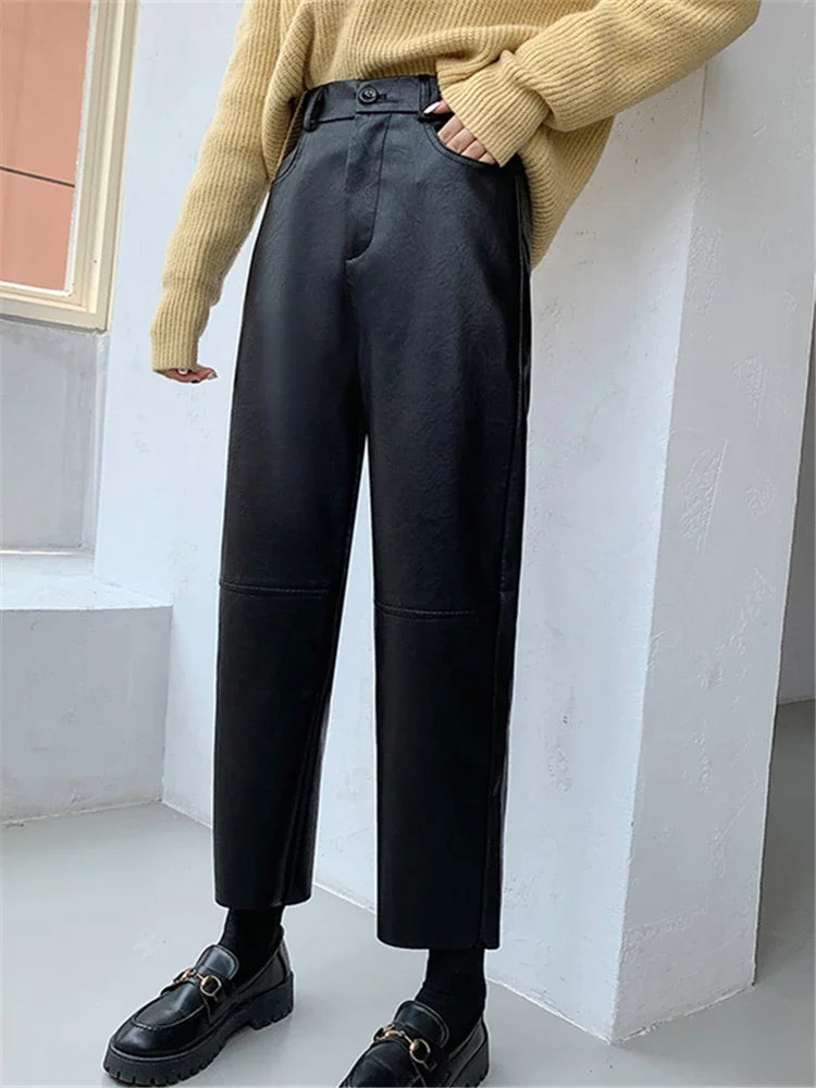 Leather Pants Women