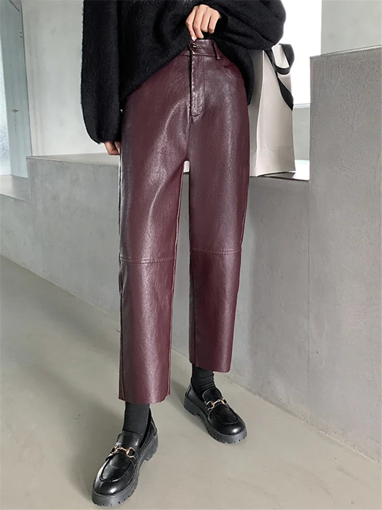 Leather Pants Women