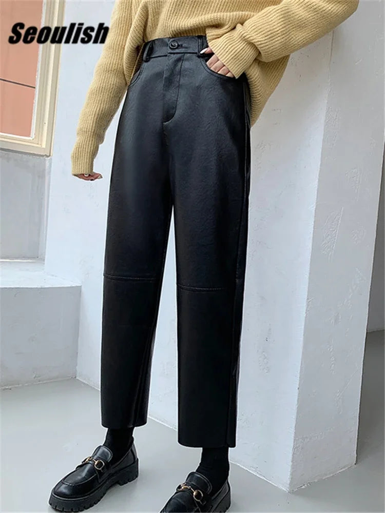 Leather Pants Women
