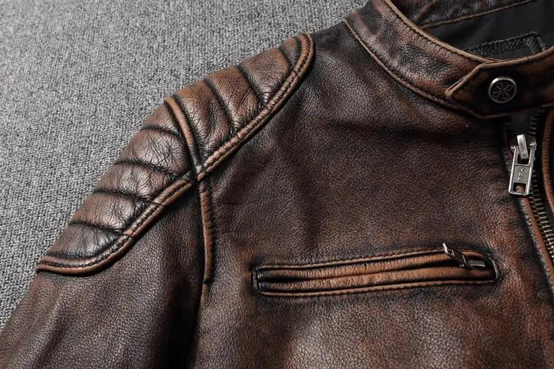 Vintage Real Cowhide Jacket