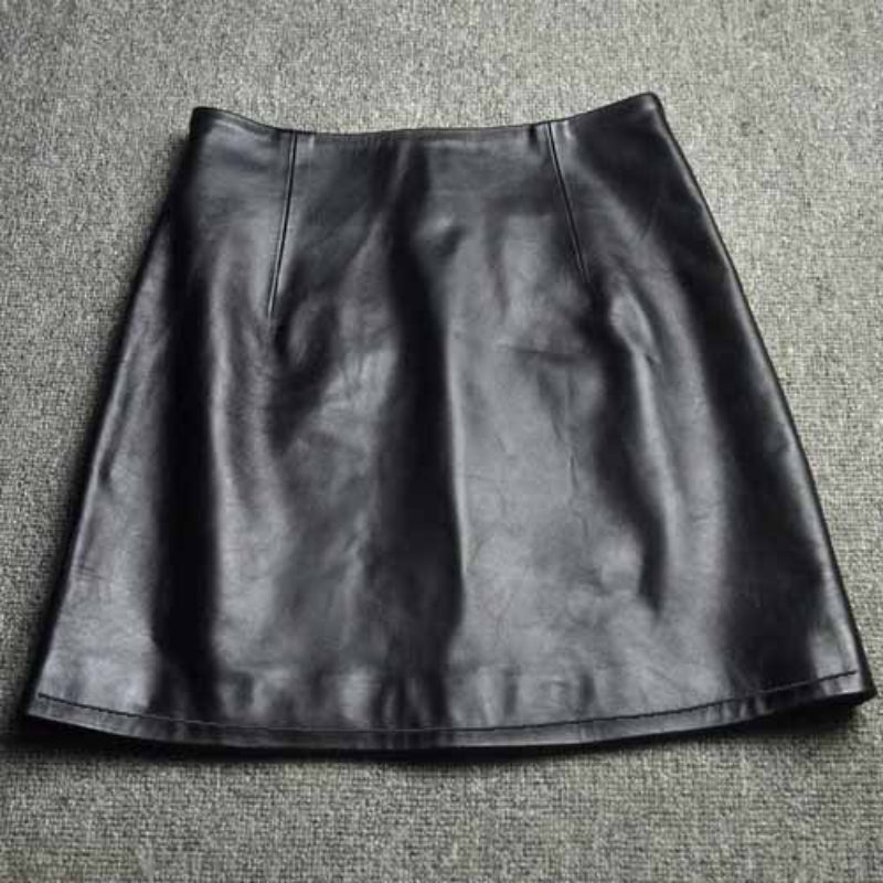 Pure Leather Spanking Skirt