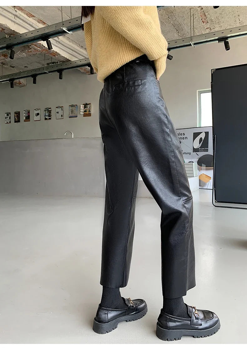 Leather Pants Women