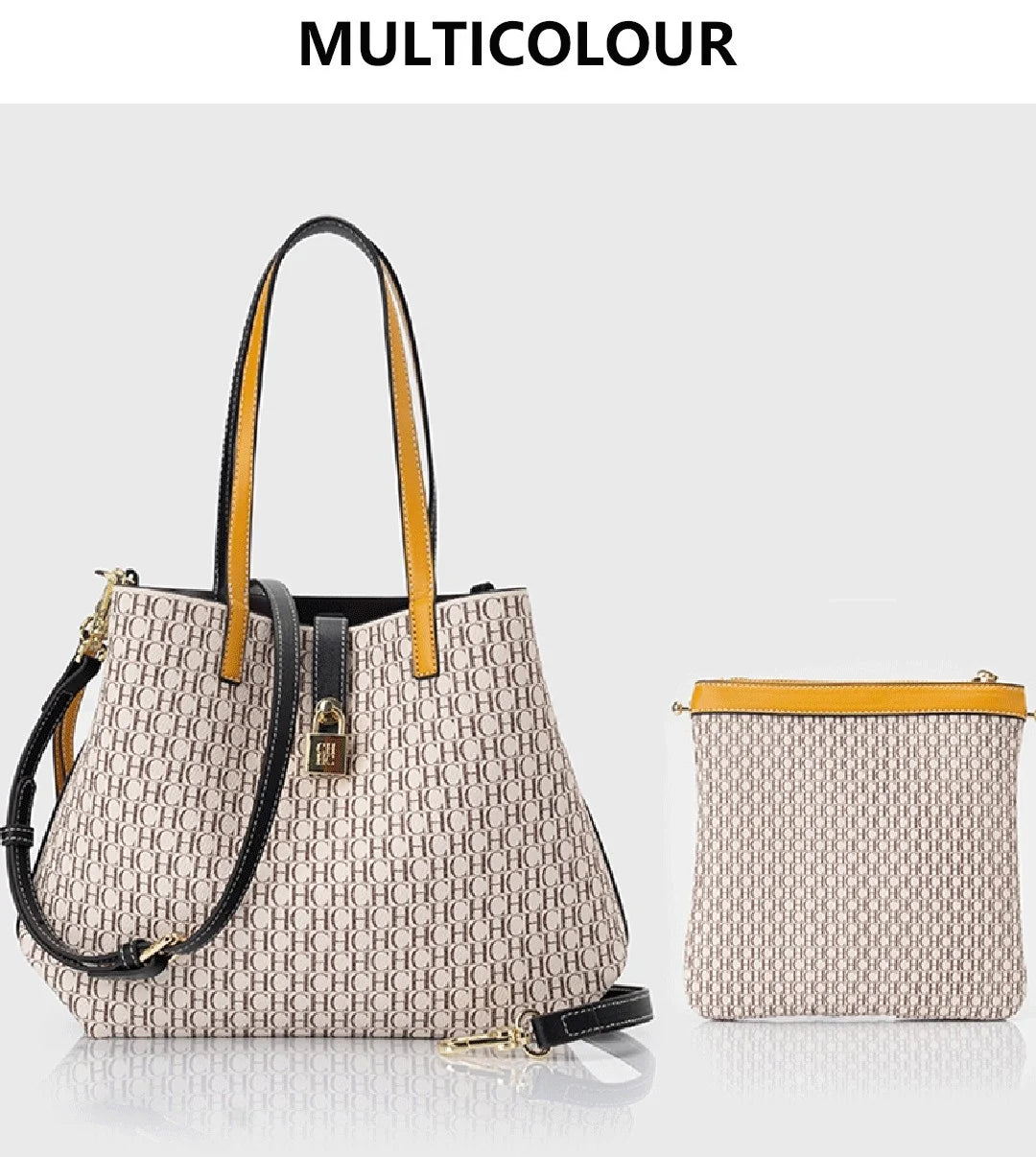 CH Premium Versatile Leather Crossbody Bag