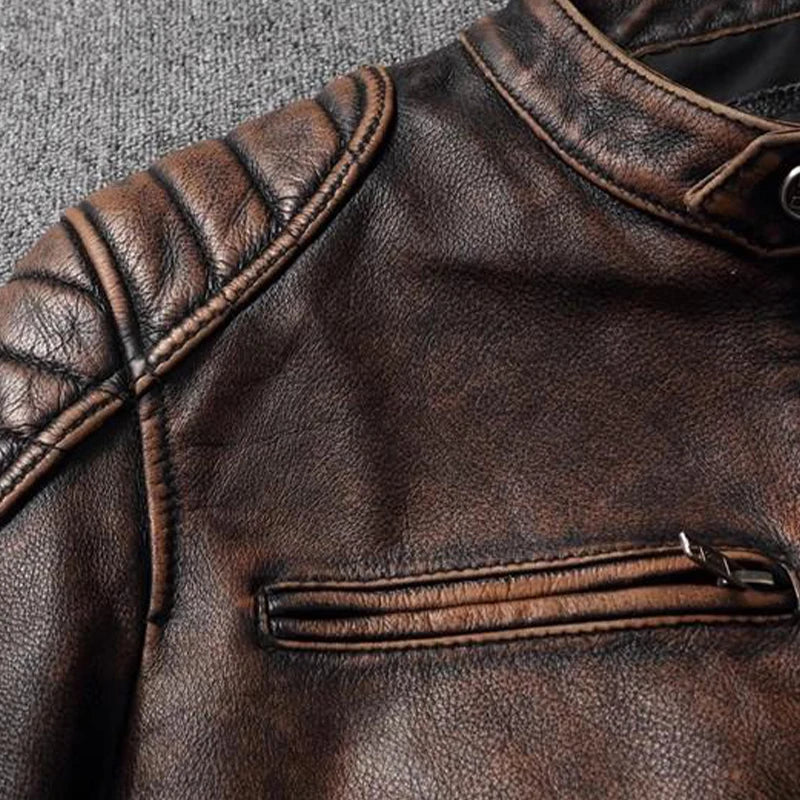 Vintage Real Cowhide Jacket