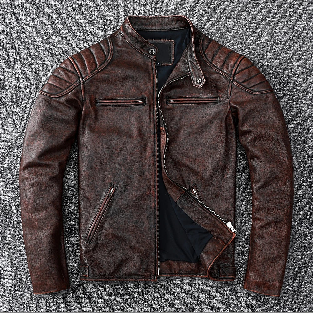 Vintage Real Cowhide Jacket