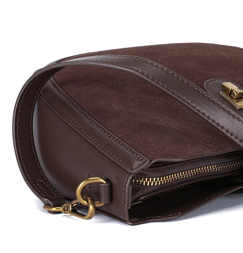 Women‘s Cowhide Genuine Leather Shoulder Bag