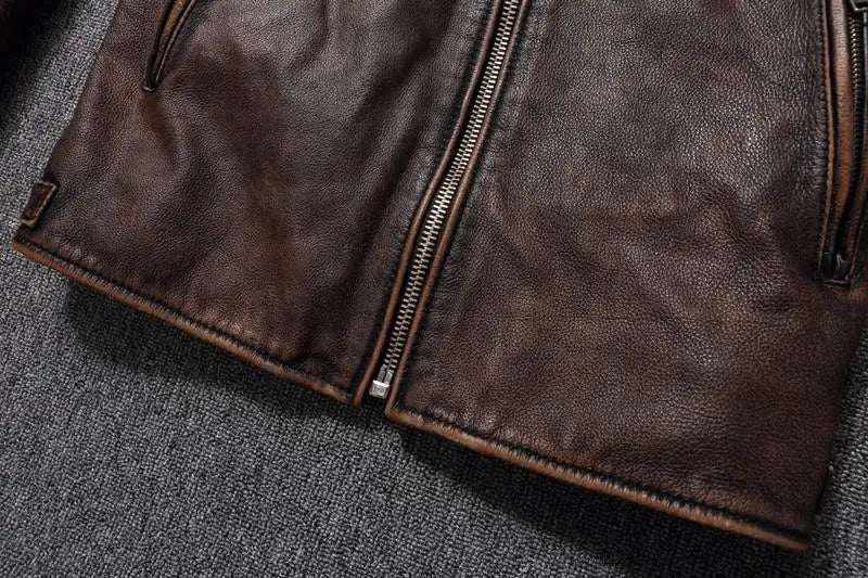 Vintage Real Cowhide Jacket