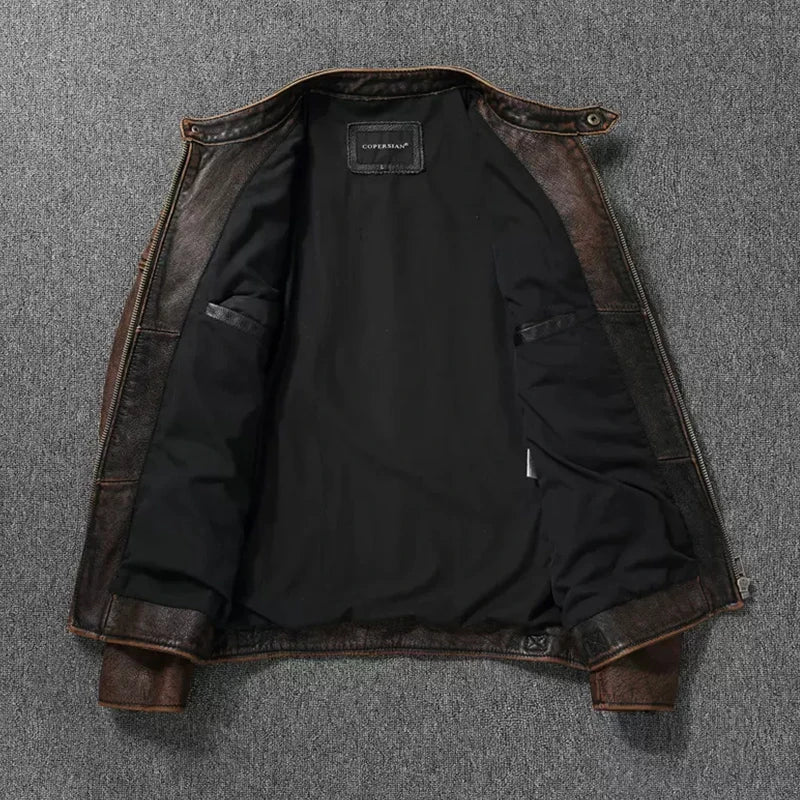 Vintage Real Cowhide Jacket