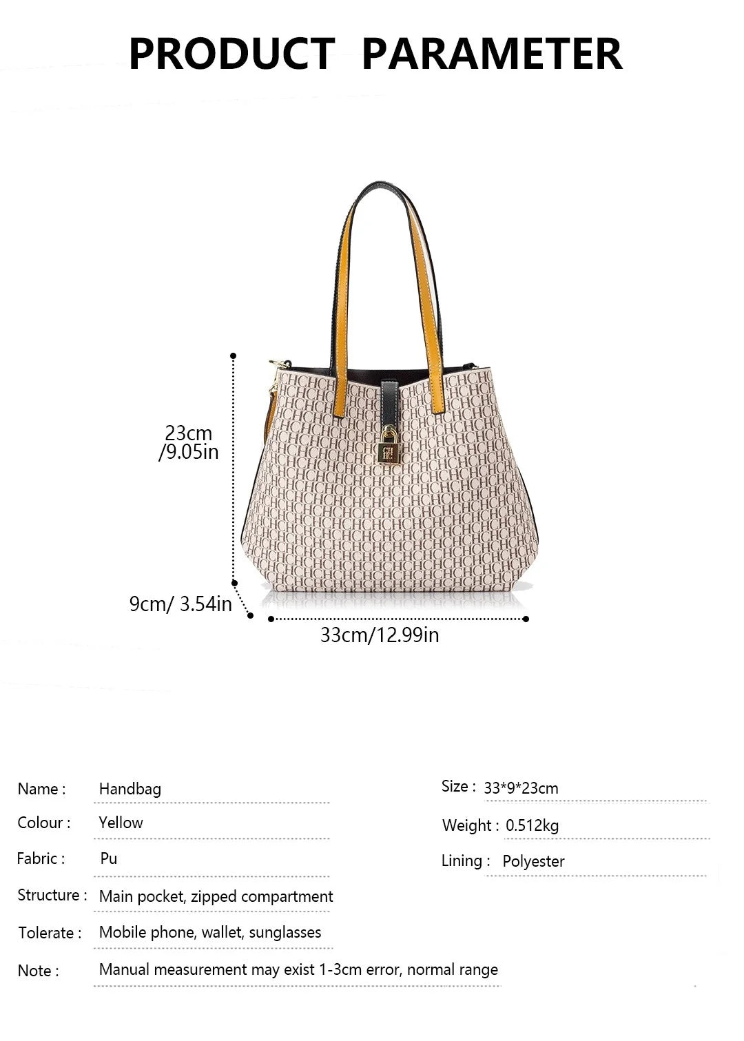 CH Premium Versatile Leather Crossbody Bag