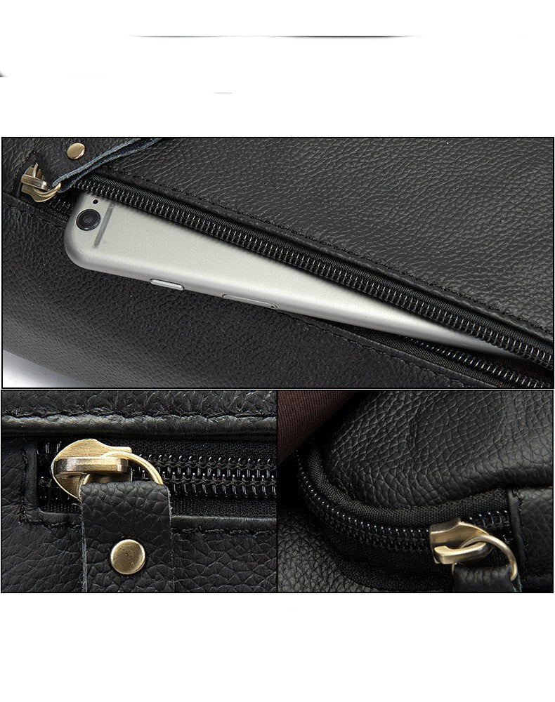 European And American Leather Shoulder Bag For Men